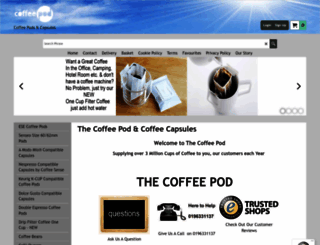 thecoffeepod.co.uk screenshot