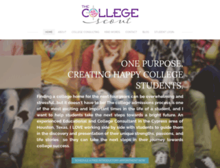 thecollegescout.com screenshot