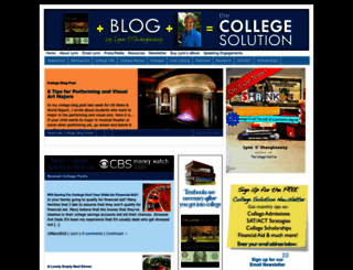 thecollegesolutionblog.com screenshot