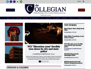 thecollegianur.com screenshot