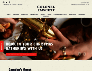 thecolonelfawcett.co.uk screenshot