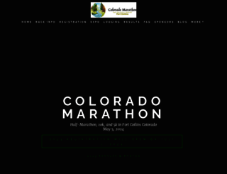 thecoloradomarathon.com screenshot