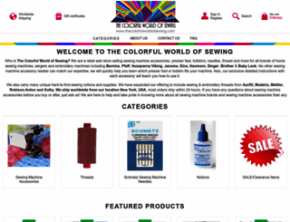 thecolorfulworldofsewing.com screenshot