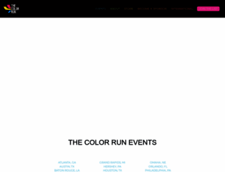 thecolorrun.com screenshot