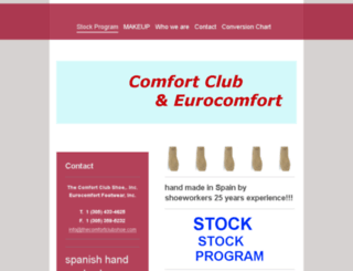 thecomfortclubshoe.com screenshot