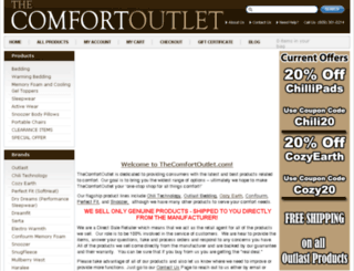 thecomfortoutlet.com screenshot
