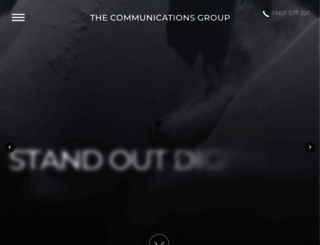 thecommunicationsgroup.com screenshot