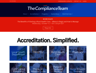 thecomplianceteam.org screenshot