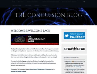theconcussionblog.com screenshot