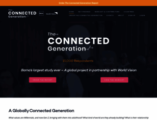 theconnectedgeneration.com screenshot