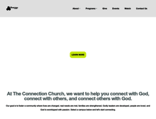 theconnectionchurch.org screenshot