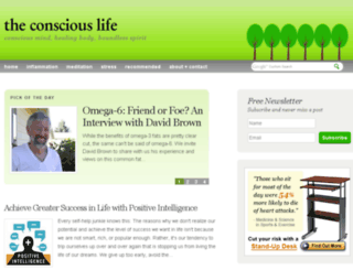 theconsciouslife.com screenshot