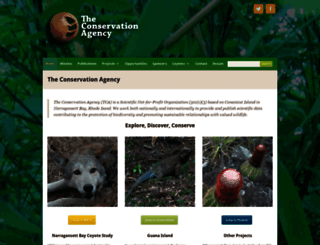 theconservationagency.org screenshot