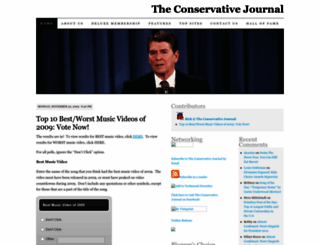 theconservativejournal.wordpress.com screenshot