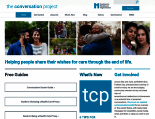 theconversationproject.org screenshot