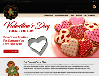 thecookiecuttershop.com screenshot