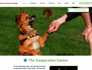 thecooperativecanine.com screenshot