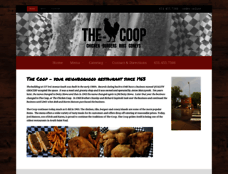 thecooprestaurant.com screenshot