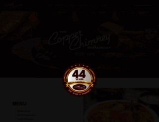 thecopperchimneyrestaurant.com screenshot