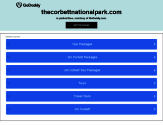 thecorbettnationalpark.com screenshot