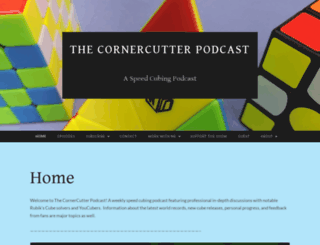 thecornercutterpodcast.com screenshot