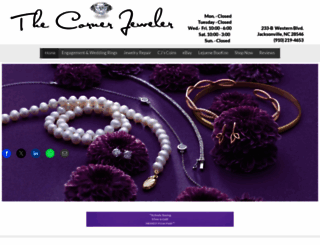 thecornerjeweler.com screenshot