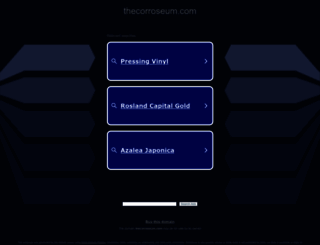 thecorroseum.com screenshot