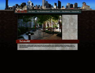 thecottonmillneworleans.com screenshot