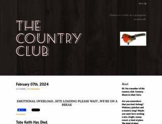 thecountryclubonline.com screenshot