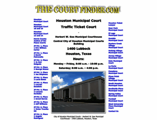 thecourtfinder.com screenshot