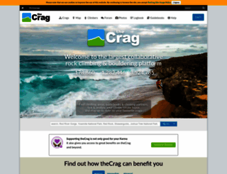 thecrag.com screenshot