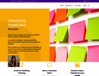 thecreativethinkingcompany.co.uk screenshot