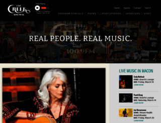 thecreekfm.com screenshot