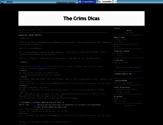 thecrimsdicas.uniblog.com.br screenshot