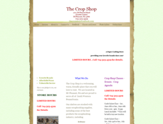 thecrop-shop.com screenshot