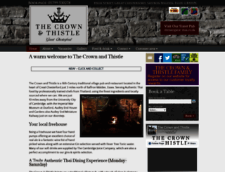 thecrownandthistle.pub screenshot