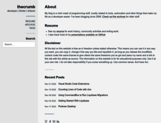 thecrumb.com screenshot