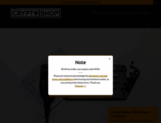 thecryptoshop.ca screenshot