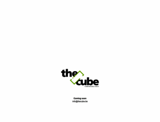 thecube.be screenshot