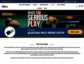 thecueshop.com.au screenshot