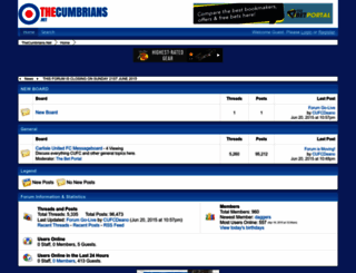 thecumbrians.boards.net screenshot