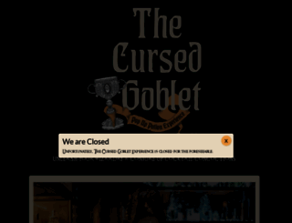 thecursedgoblet.com screenshot