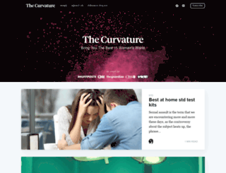 thecurvature.com screenshot
