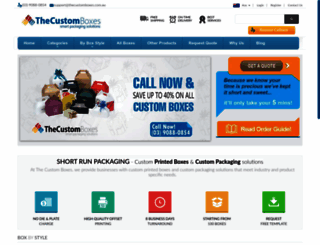 thecustomboxes.com.au screenshot