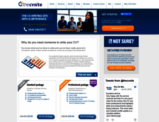 thecvsite.co.uk screenshot