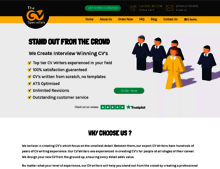 thecvspecialists.com screenshot