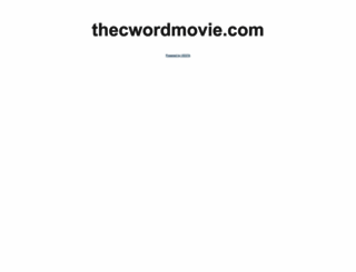 thecwordmovie.com screenshot