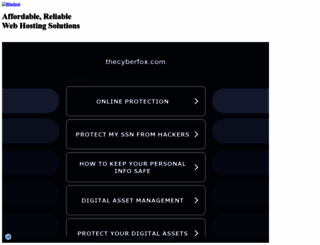 thecyberfox.com screenshot