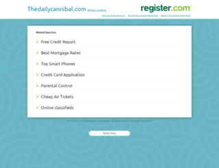 thedailycannibal.com screenshot