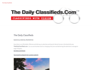 thedailyclassifieds.com screenshot